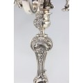 sfesnic-girandola Louis XV. bronz argintat. cca 1870. Franta